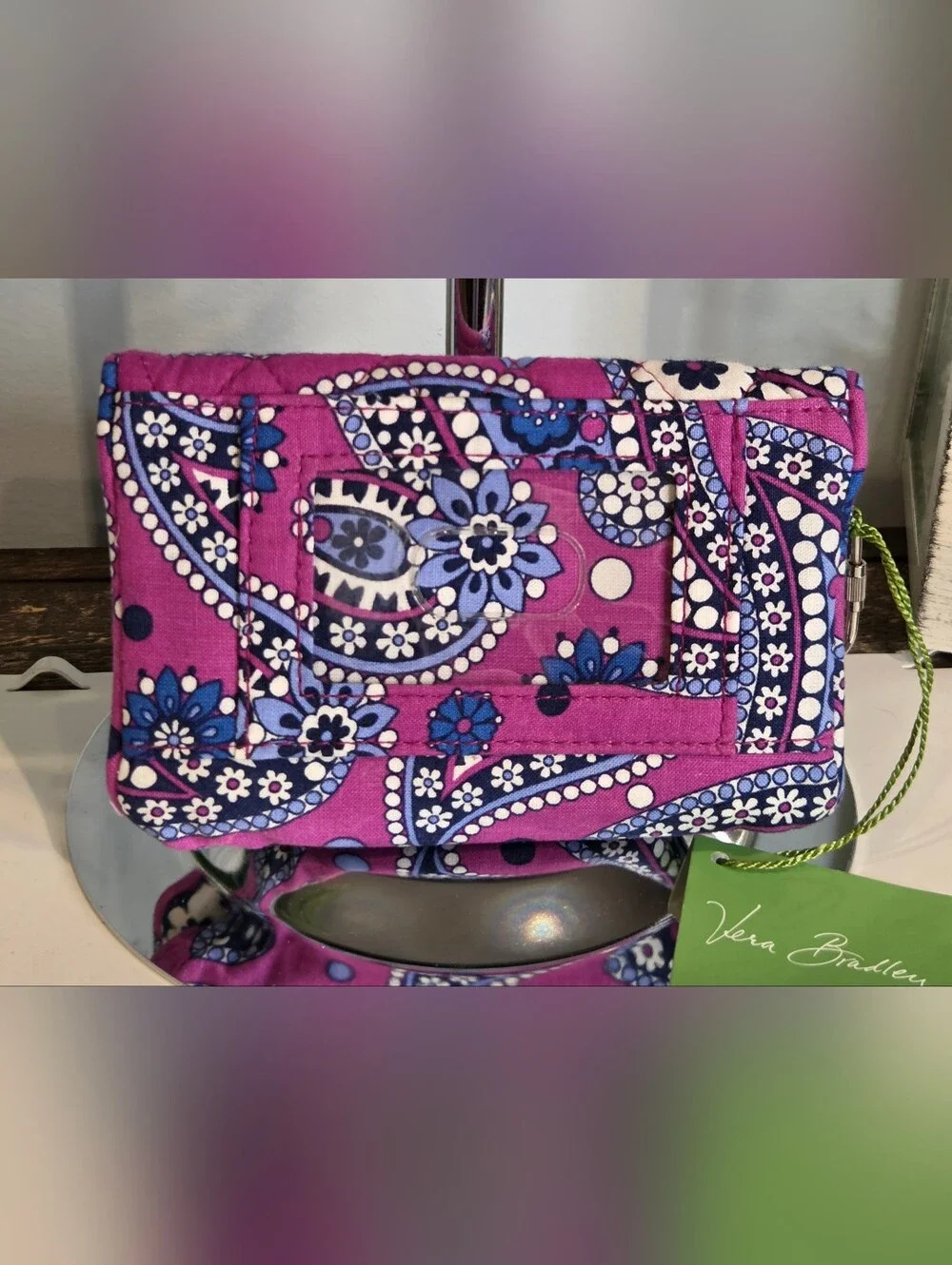 Vera Bradley Boysenberry Wallet - Picture 2 of 5